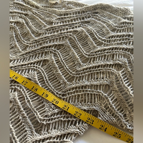 Eileen Fisher open-knit scoop neck sweater, size medium - Picture 8 of 11